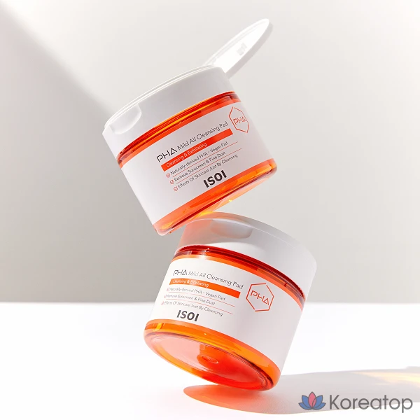 Очищающие подушечки Isoi Paha Mild All, 230 г, 60 листов, 1 упаковка.