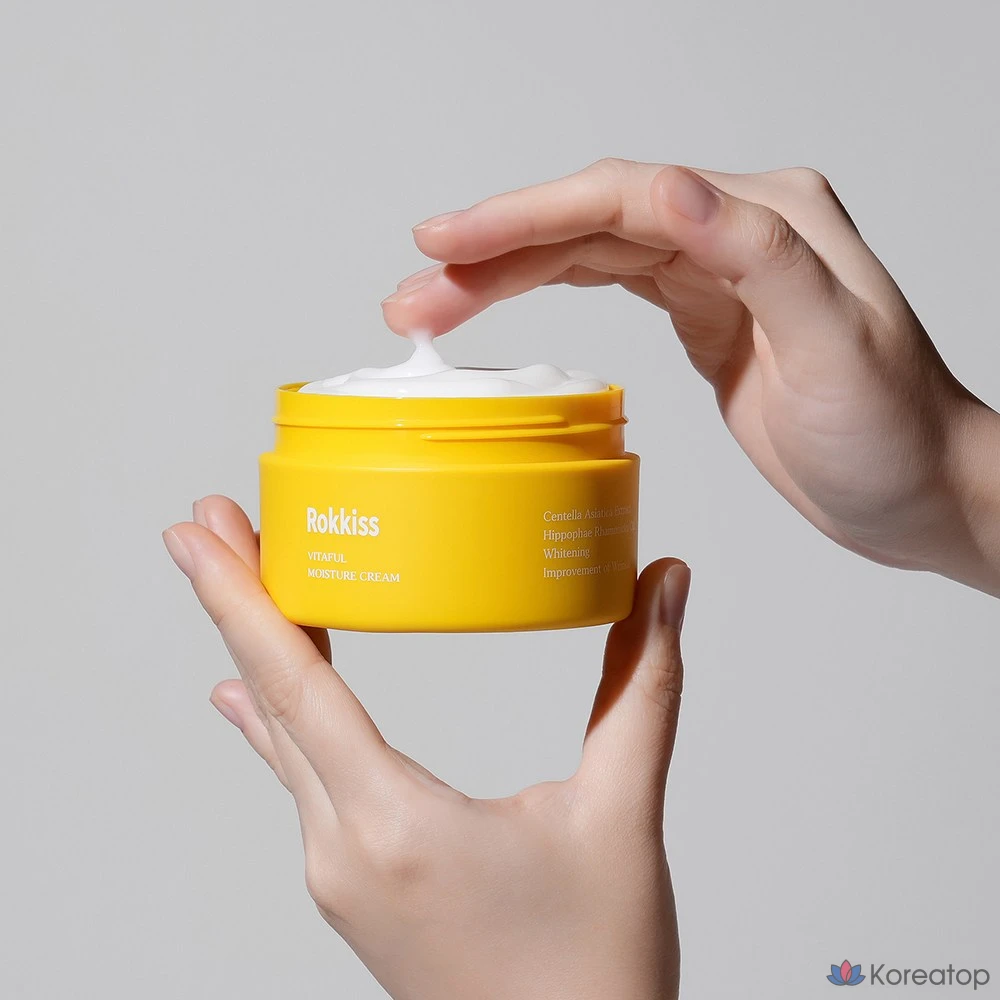 Увлажняющий крем Rokkiss Vitaful с мягкой кислотностью для отбеливания кожи, 120 г, 1 шт.