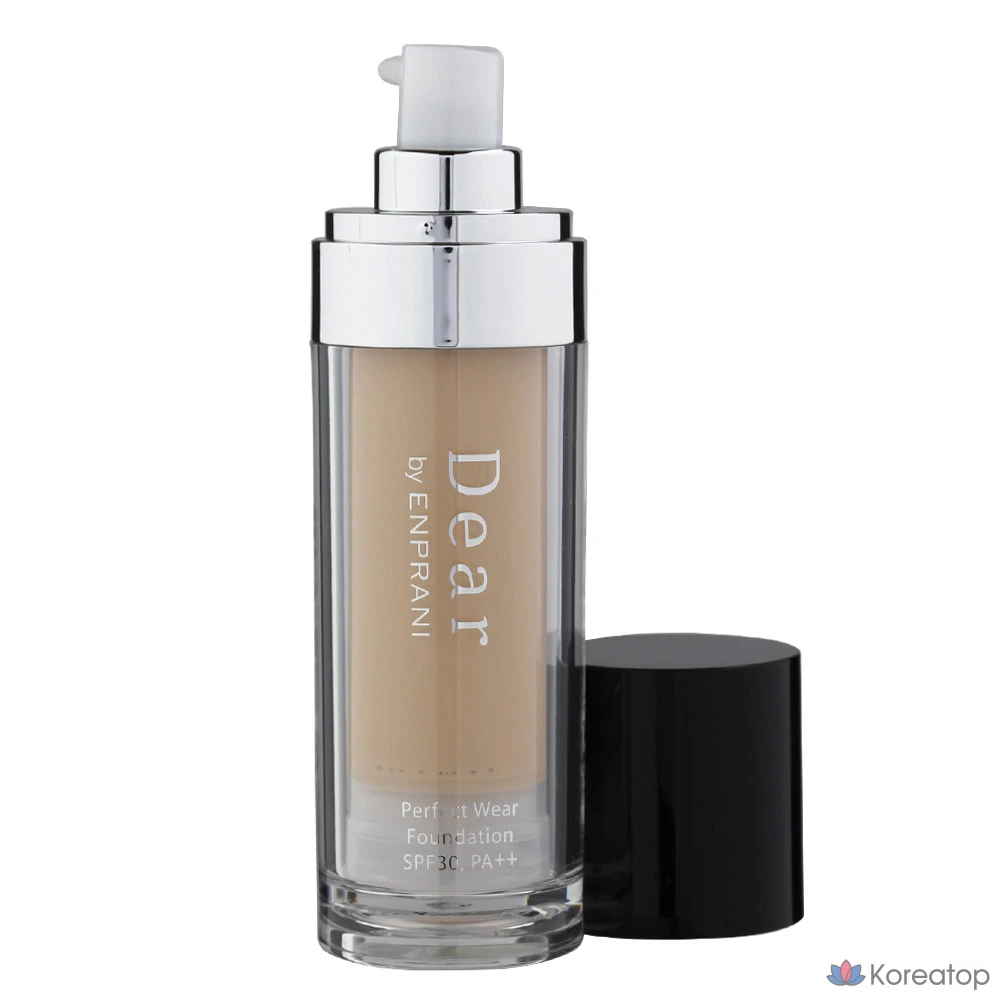 Фундация Enprani Dear By Perfectwear Foundation, оттенок 23 (Natural Beige), 40 г, SPF30 PA++, 1 шт., фото 4