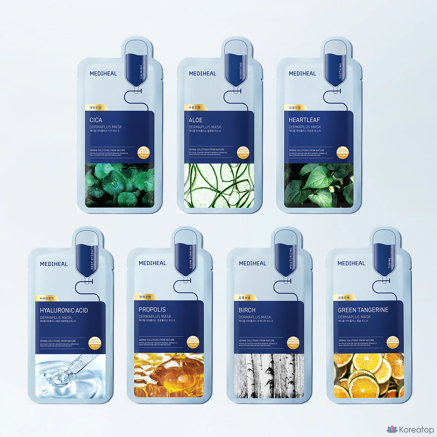 Тканевая маска для лица MEDIHEAL Derma Plus Propolis Mask, 30 шт., фото 5