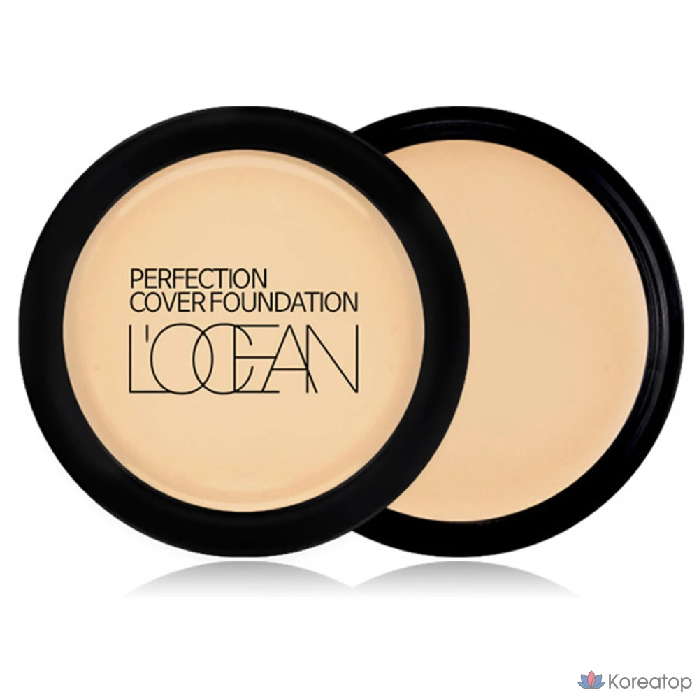 Тональный крем L'OCEAN Cover Foundation, № 23, натуральный бежевый, 1 шт.