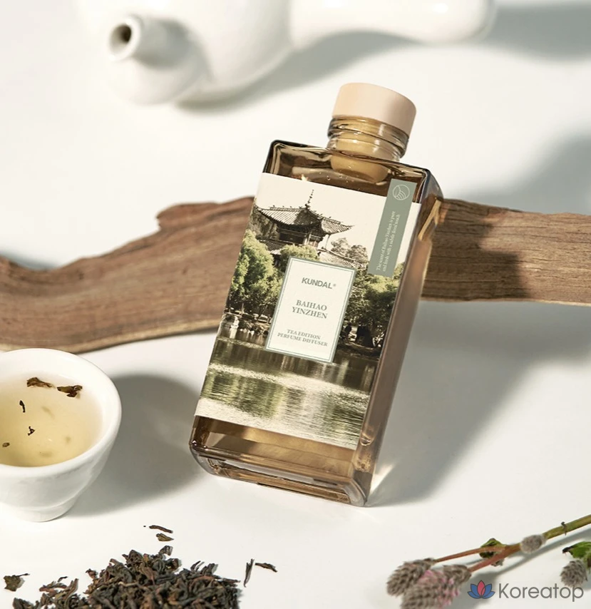 Ароматический диффузор Kundal «Белый тигр, серебряная игла», 140 мл, 1 шт.