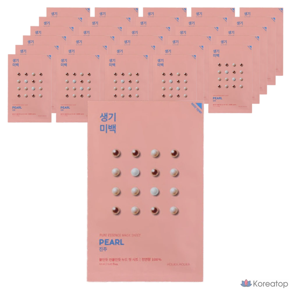 Маска-салфетка Holika Holika Pure Essence Mask Sheet Pearl, 1 упаковка, 60 листов