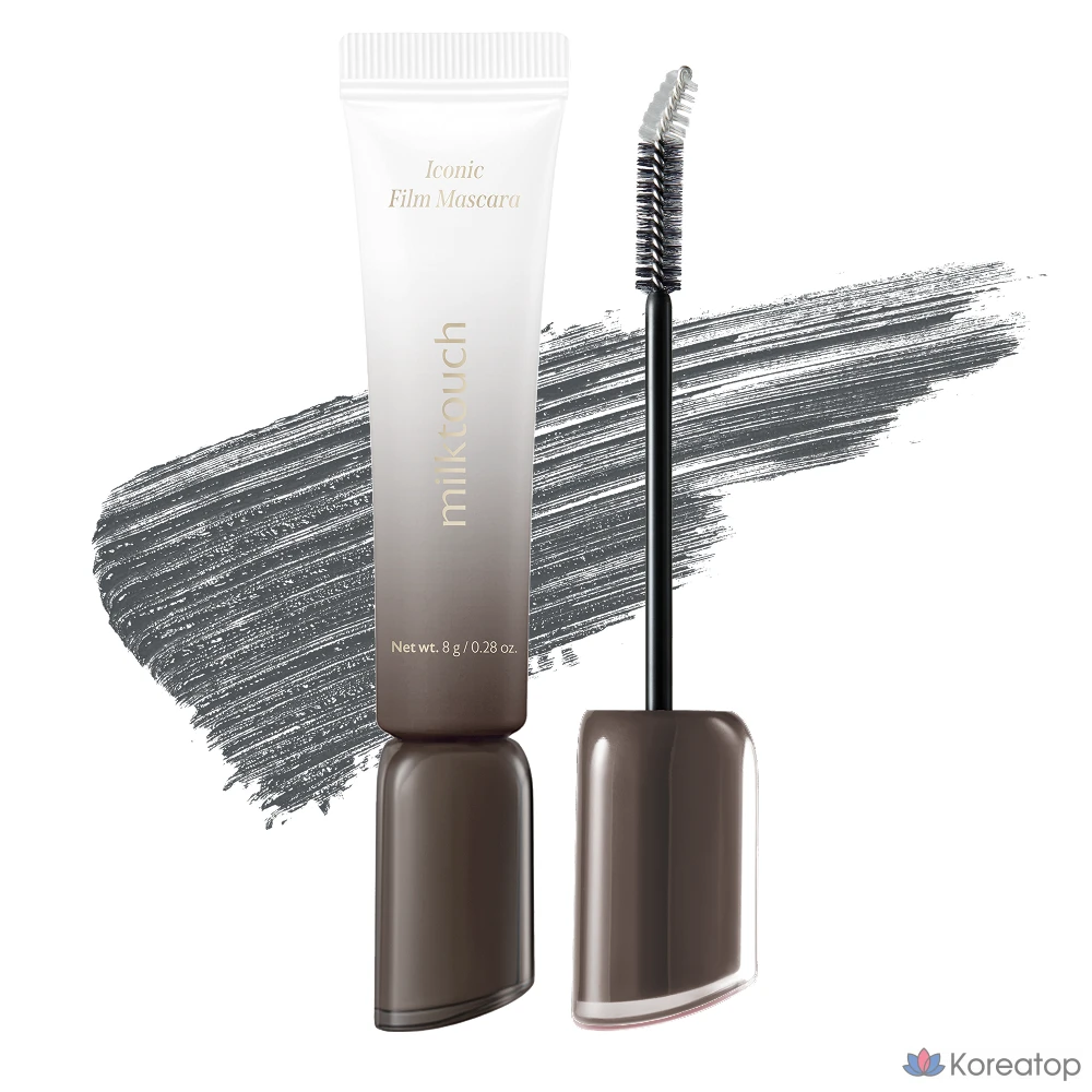 Культовая тушь для ресниц Milk Touch с мощной завивкой на 24 часа, 1 штука, темно-серая