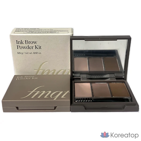 Набор для бровей The Face Shop FMGT Ink Brow Kit 3,5 г, № 02 Пепельно-серый, 1 шт.