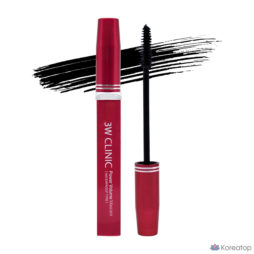 Тушь для ресниц 3W Clinic Power Volume Mascara, 7 мл, квадратный футляр, 1 шт.
