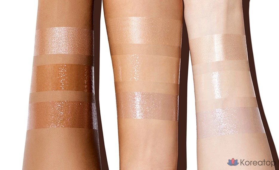 Жидкий гелевый хайлайтер Glint by VDIVOV, оттенок 03 Glitter Veil, 1 шт., фото 5