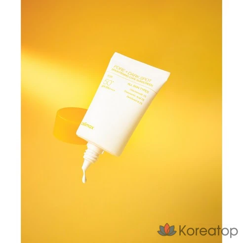 Celimax Осветляющий солнцезащитный крем Pore + Dark Spot Brightening Care Sunscreen SPF50, 50 мл