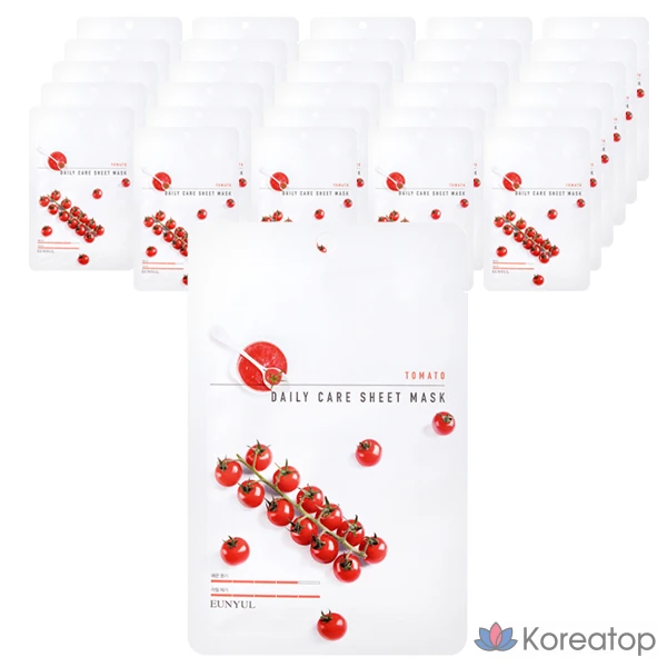 Тканевая маска для лица Silver Tomato Daily Care, 1 упаковка, 30 листов