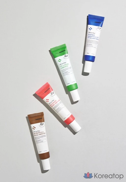 Ампула PAUL MEDISON All-in-One для разглаживания морщин с экстрактом слизи улитки, 1 шт., 30 мл