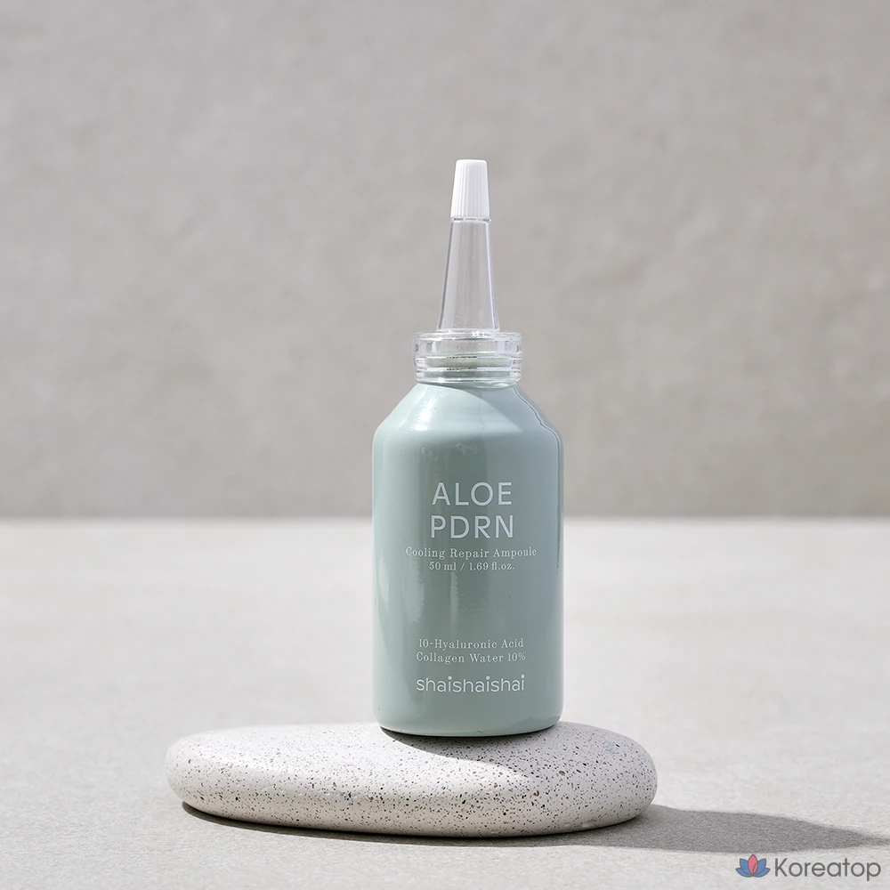 Ампульная сыворотка SHAISHAISHAI Aloe POLN Cooling Repair Ampoule, 50 мл, 1 шт.