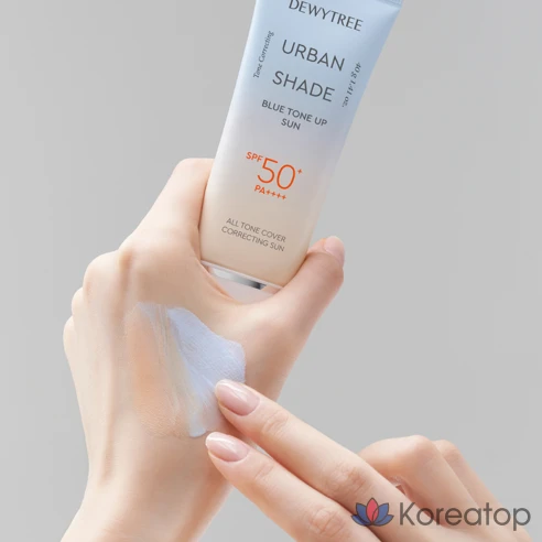 Солнцезащитный крем Dewytree Urban Shade Blue Tone-Up SPF50+ PA++++