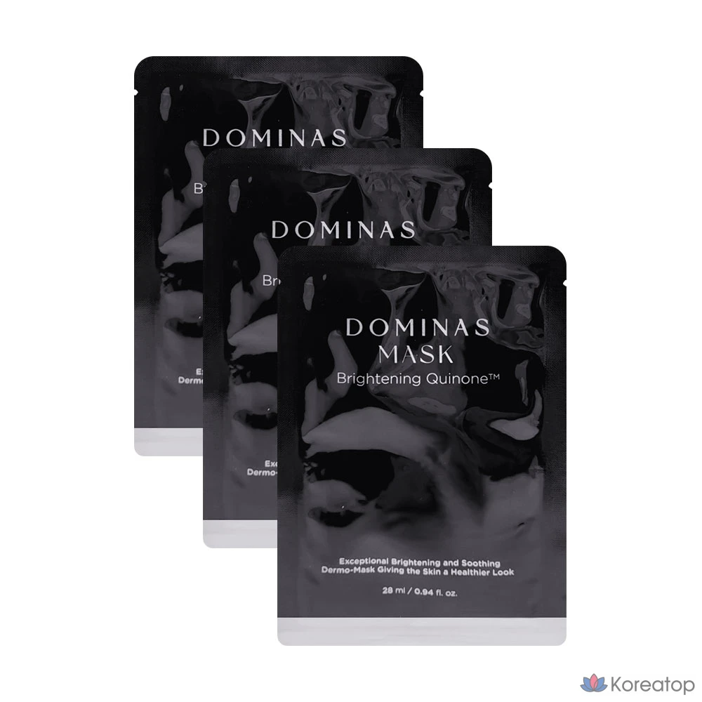 Маска для лица TG Dominas осветляющая и отбеливающая, 1 упаковка, 3 упаковки