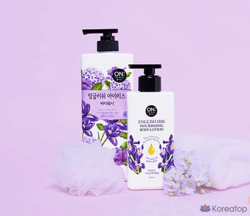 Питательный лосьон для тела Pure Derma с ароматом ириса, 400 мл, 1 шт.