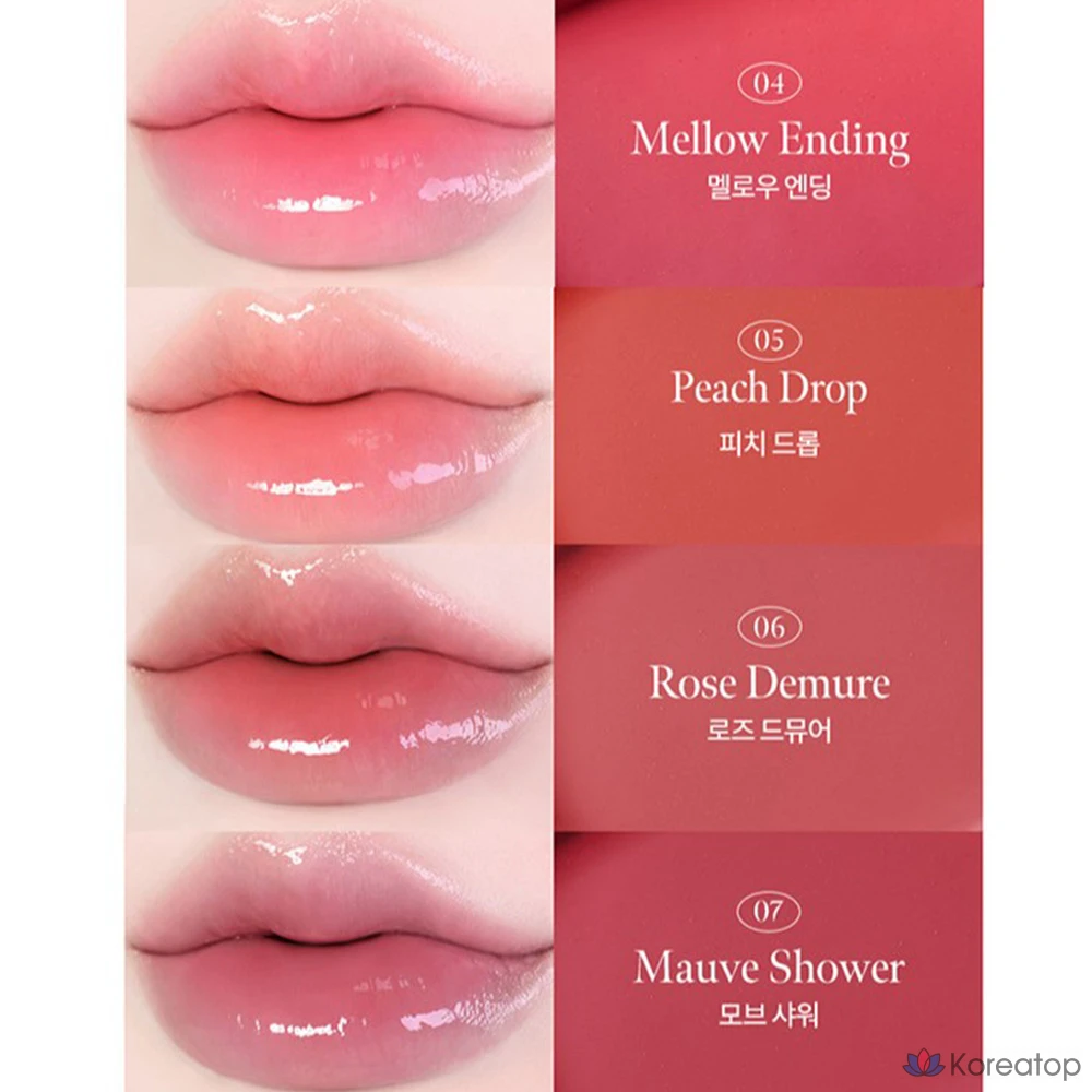 Глосс для губ Milk Touch Dew Stain Sheer Lip Gloss, оттенок 06 Rose Demure, 1 шт., фото 5