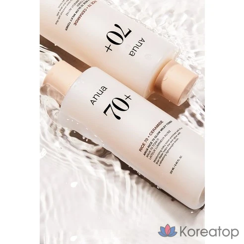 Молочный тоник Anua Rice 70 Glow, 250 мл, 3 шт.