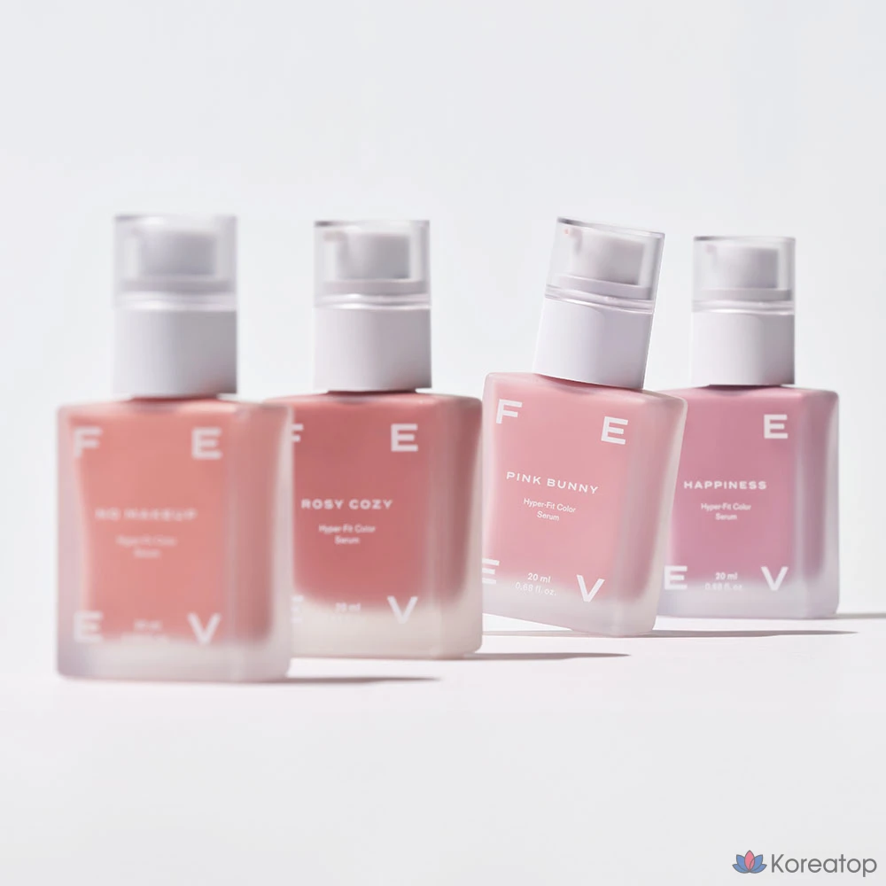 Сыворотка для лица FEEV Hyperfit Color Serum, оттенок Pink Bunny, 20 мл, 1 шт., фото 5