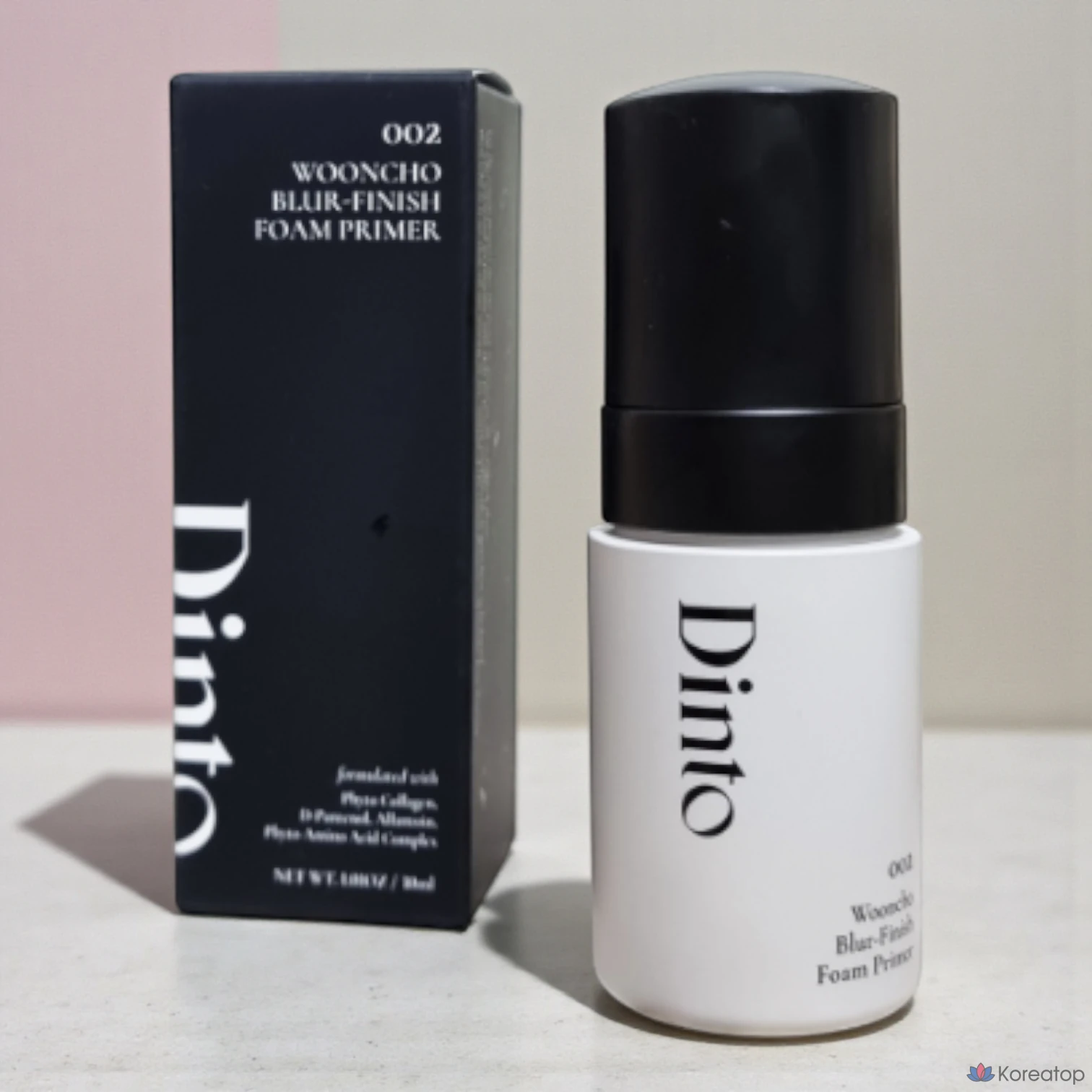 Пенка-праймер Dinto Uncho Blur Finish, 40 мл. Освежающая увлажняющая пенка. Содержит растительный коллаген. 1 шт.