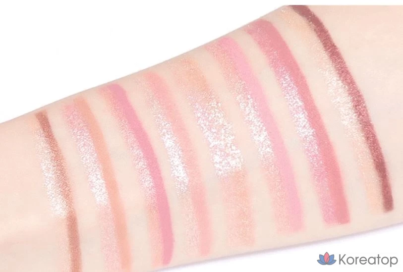 Двухцветные тени для век Merythod, оттенок 07, сиренево-коричневый, 1 шт.