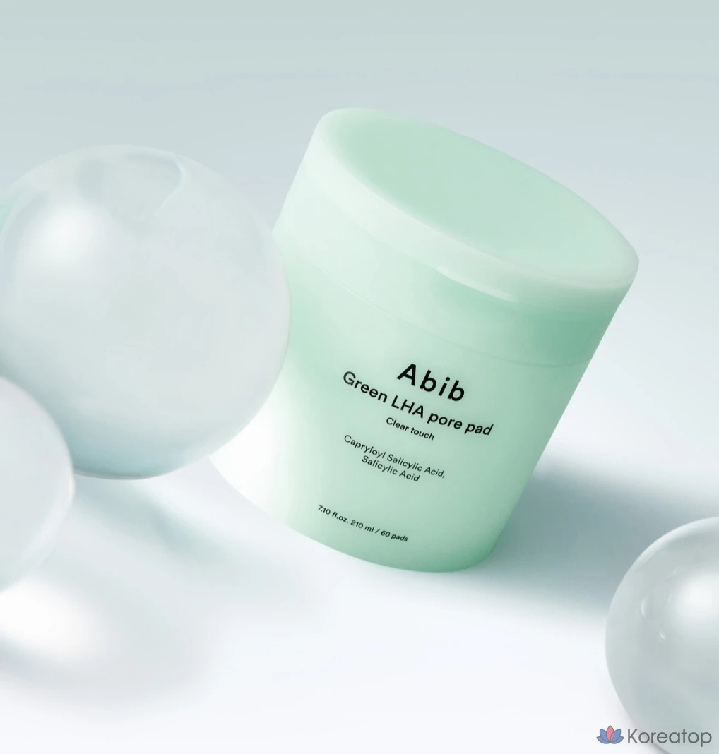 Абиб Грин LHA Подушечки для очищения пор Clear Touch, 210 мл, 60 листов, 1 шт.