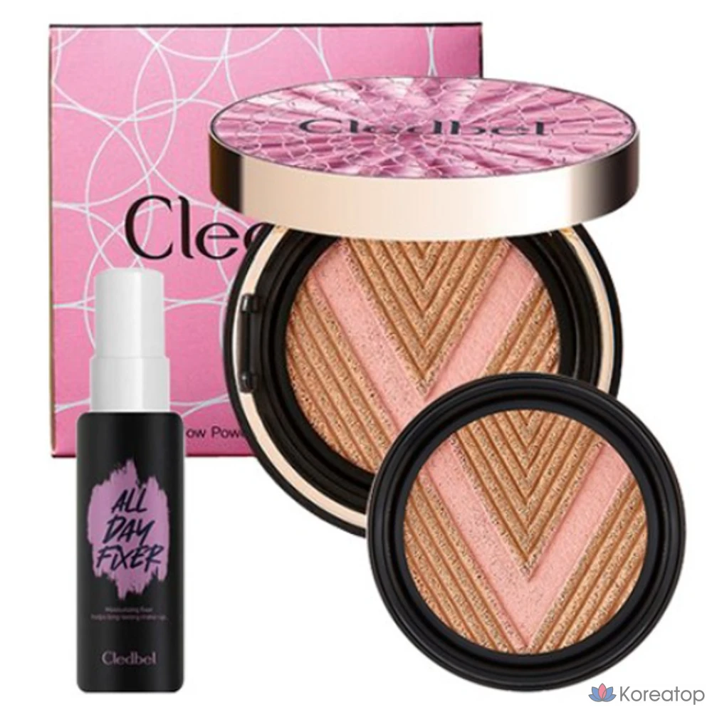 Кушон Cledbel Glowpower Lift V, оттенок Pink (21), 13 г + 50 мл, 11 шт.