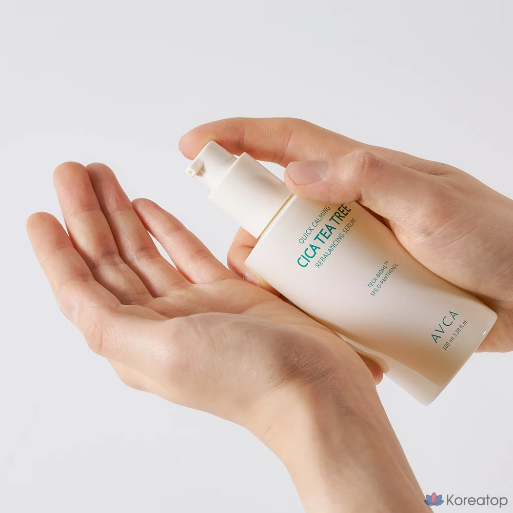 Сыворотка с экстрактом чайного дерева и центеллой азиатской (AVCA Quick Calming Cica Tea Tree Rebalancing Scar Serum), 1 шт., 100 мл.