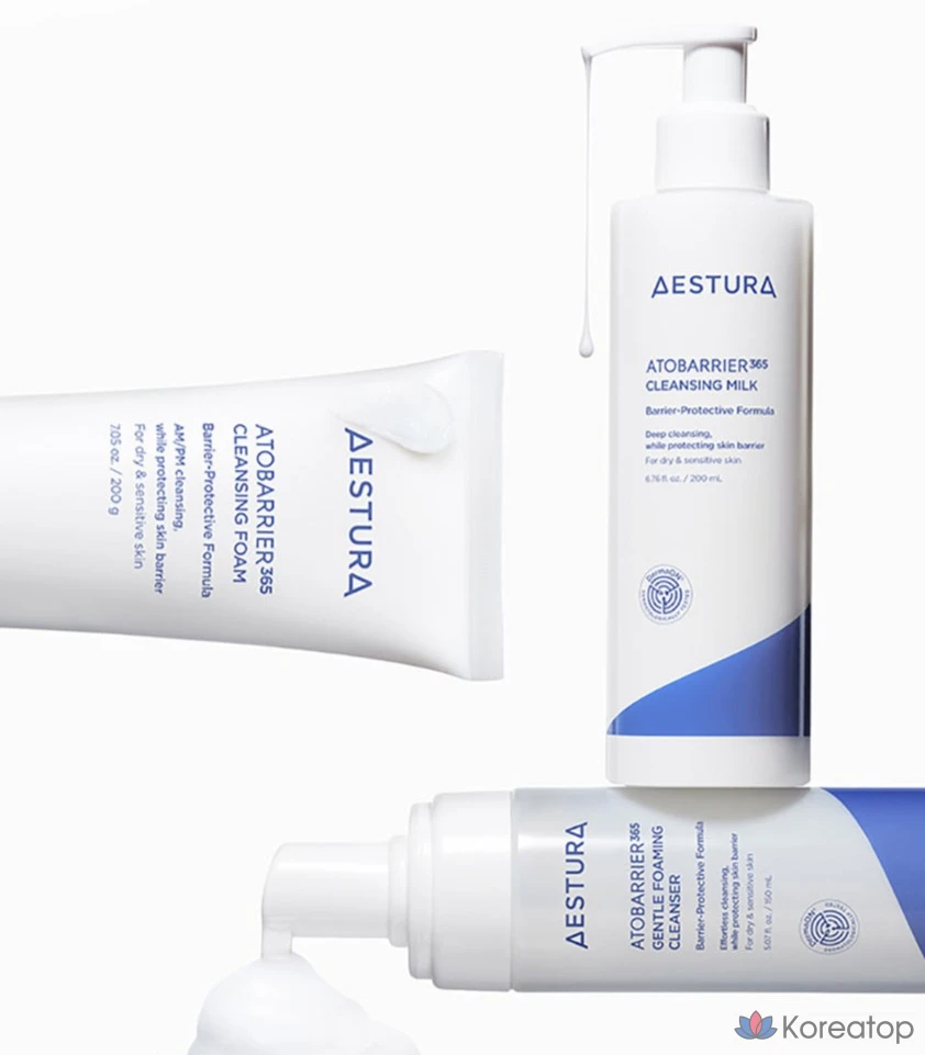 Очищающая пенка AESTURA Atobarrier 365 Gentle Foaming Cleanser, 150 мл, 1 шт.