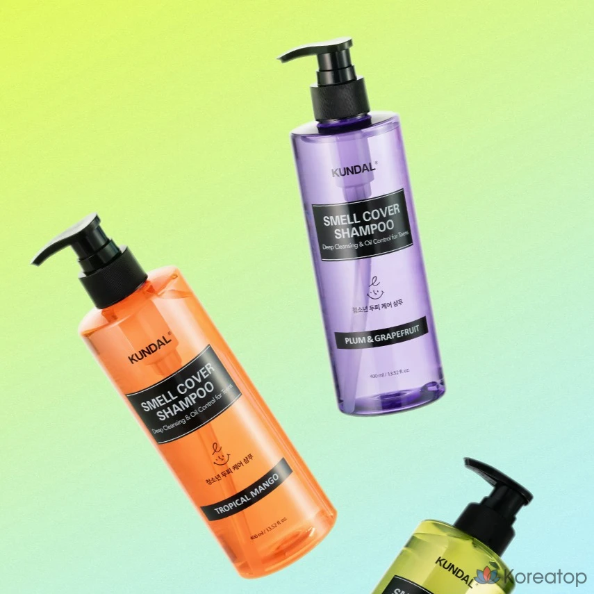 Шампунь Kundal All Day Smell Cover Youth с ароматом сливы и грейпфрута, 400 мл, 1 шт.