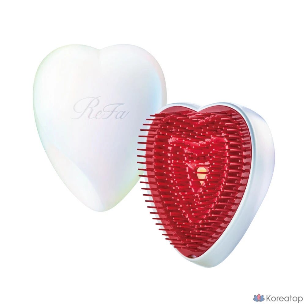 Инструмент для массажа ReFa Heart Brush, оттенок Aurora White, 1 шт., фото 2