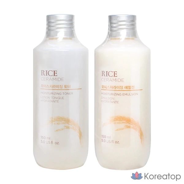 Крем The Face Shop Rice & Ceramide, 2 вида, 1 шт., 150 мл.