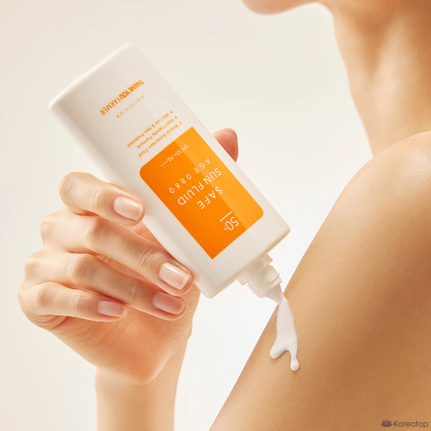 Солнцезащитный крем Thank You Farmer Safe Sun Fluid AGE 0880, 100 мл, 1 шт.