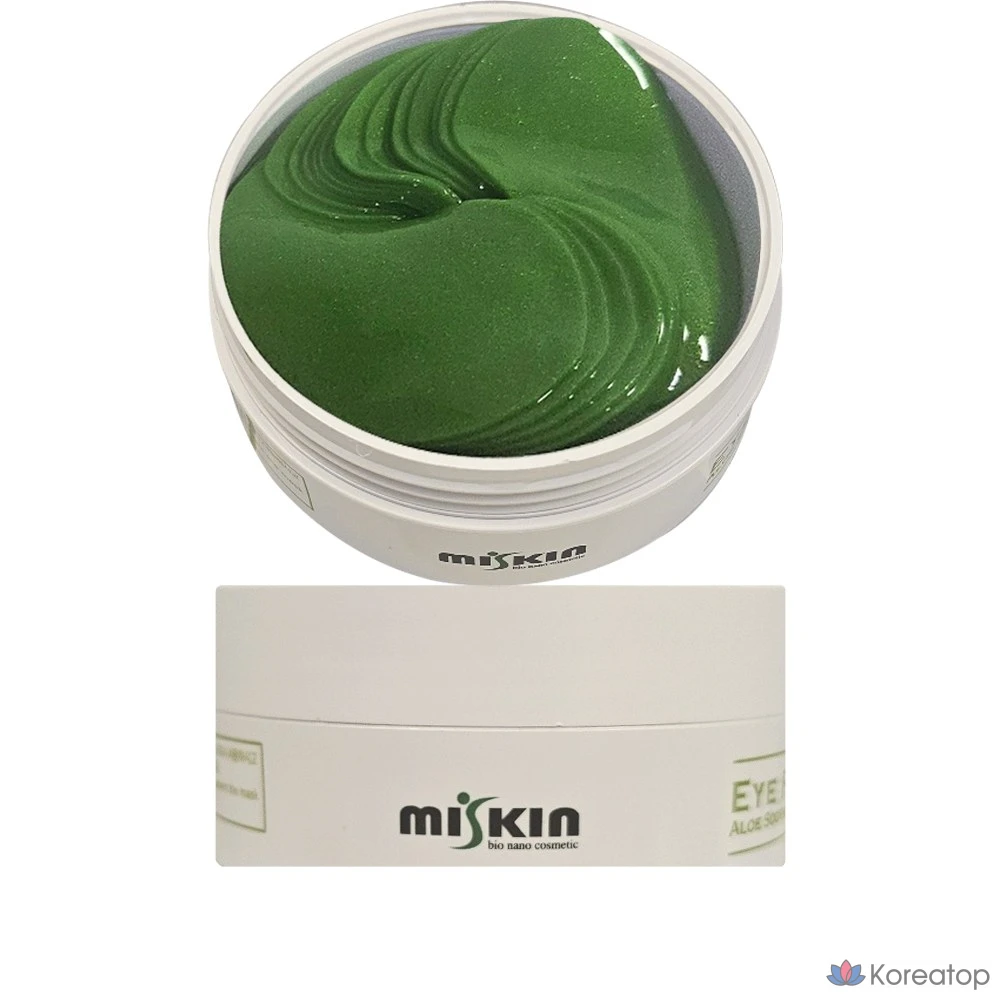 Охлаждающие патчи для глаз с алоэ вера, гидрогелевые, 1 упаковка, 60 штук.