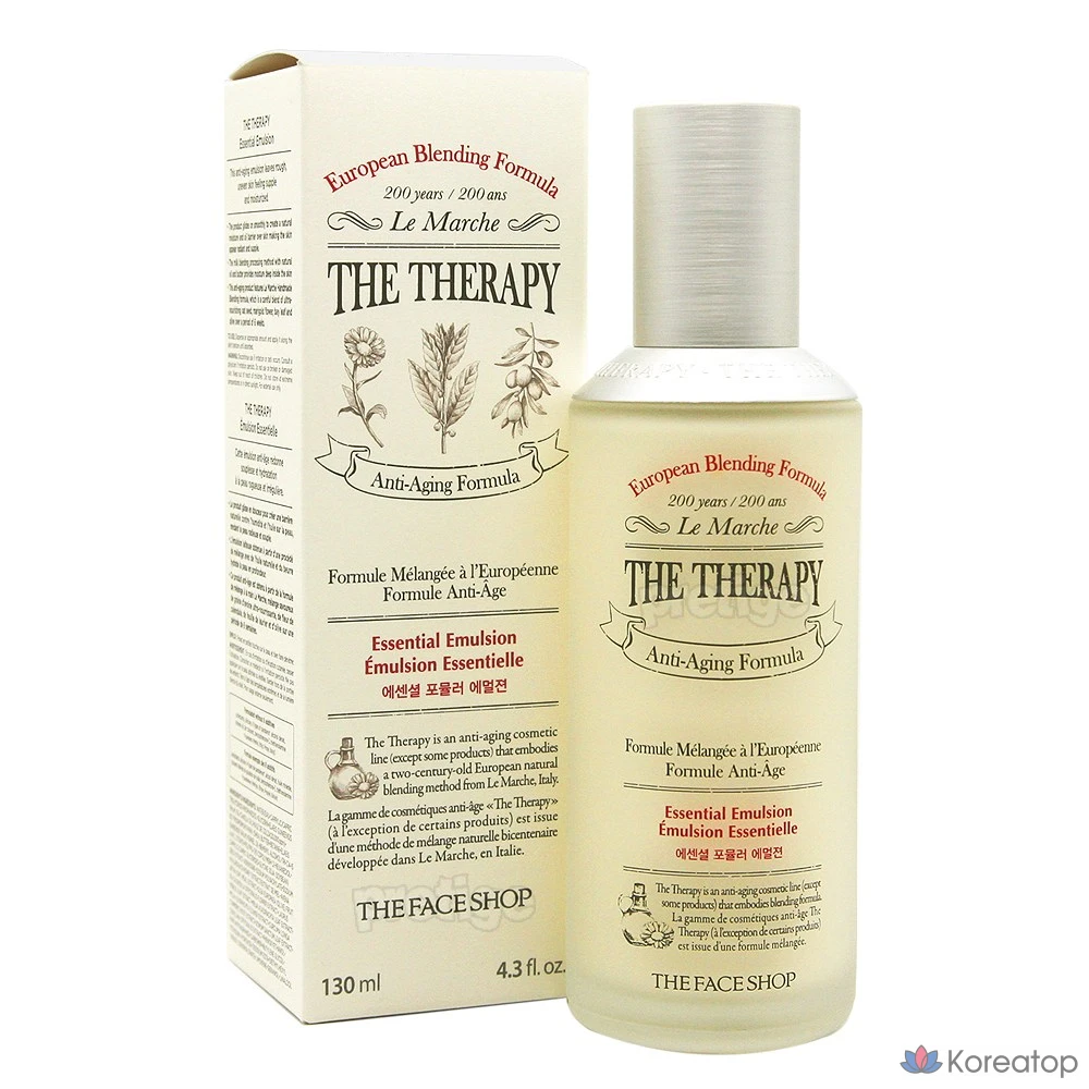 Эмульсия The Face Shop The Therapy Essential Formula, 130 мл, 1 шт.