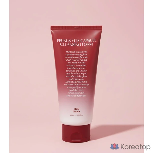 Очищающая пенка для пор Milk Touch Plum Vita Capsule, 1 шт.