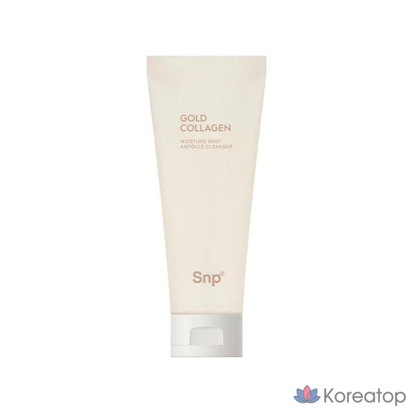 Очищающая ампула SNP Gold Collagen Moisture Whip, 1 шт., 150 мл