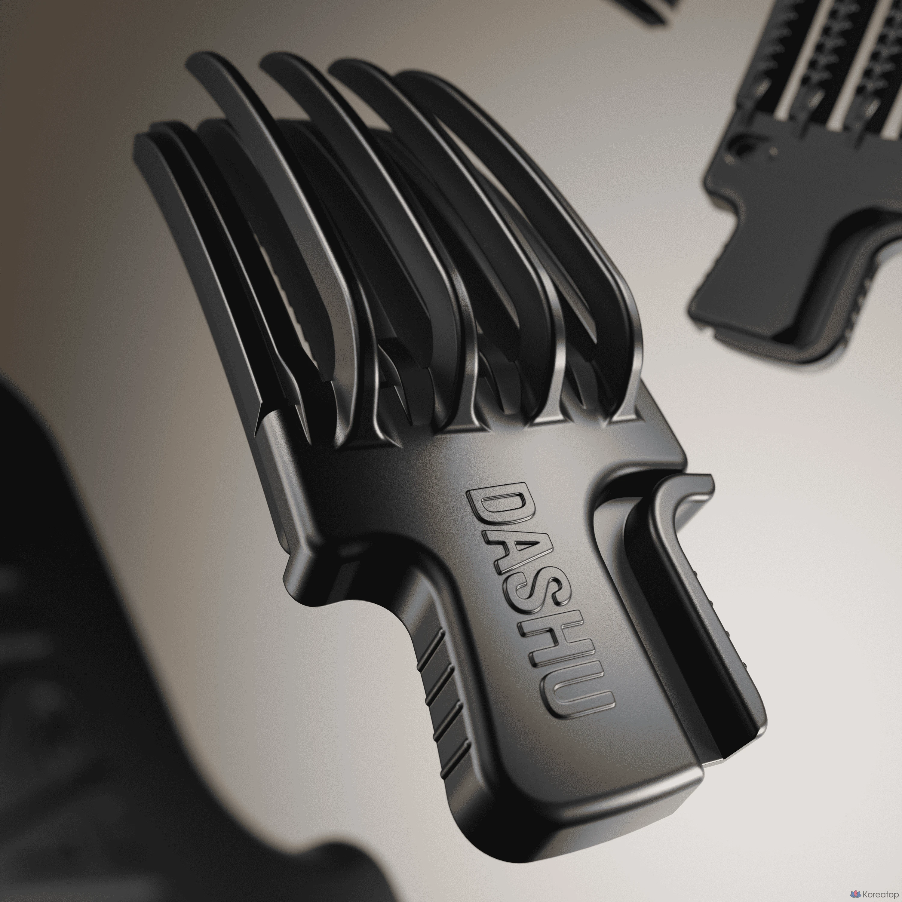 Заколка для волос DASHU Daily Volume Pick, черная, 1 шт.