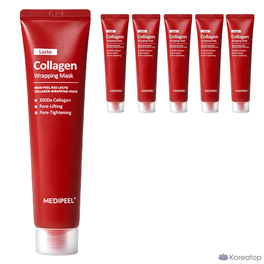 Обертывающая маска Medi-Peel Red Lacto Collagen, 70 мл, 1 упаковка, 6 штук