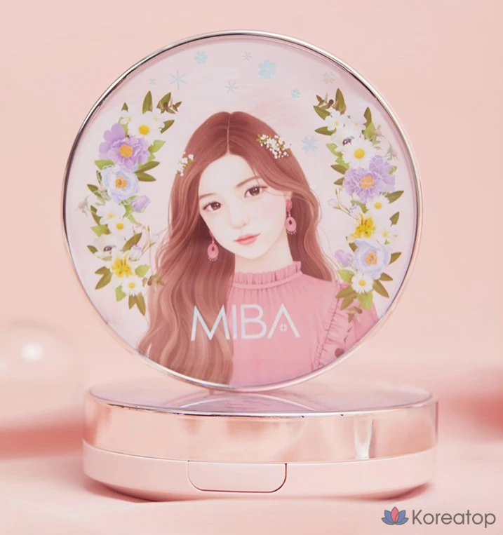 Тональный крем MIBA Ion Calcium Double Cushion Foundation RX 25 г + сменный блок 25 г, № 21 Bright Skin, 1 шт.