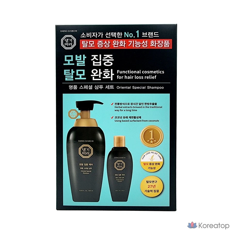 Шампунь Danggi Meori Premium Special 500 мл + 145 мл, 1 шт., 645 мл