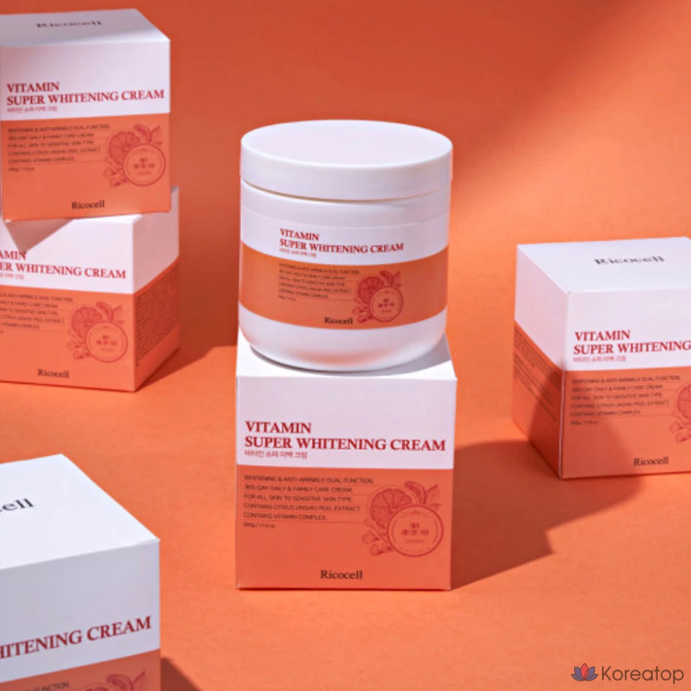 Ежедневный отбеливающий крем Ricocell Jeju Red с витаминами и ароматом красного дерева, 100 г, 1 шт., фото 4