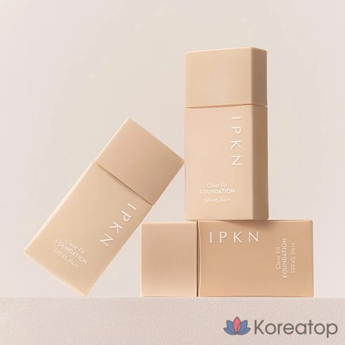 Тональный крем Lipken Clear Fit Foundation SPF45 PA++ 40 мл, оттенок 02 Ваниль