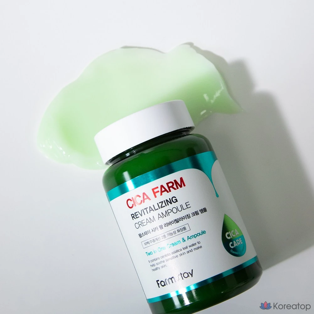 Крем-ампула FarmStay Cica Palm Revitalizing Cream, 250 мл, 1 шт.