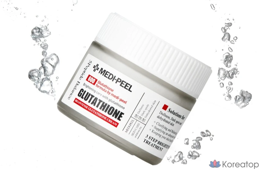 Medi-Peel Bio Intense Glutathione White Cream 50 г + Mela Plus Tox Ampoule 35 мл, 1 комплект