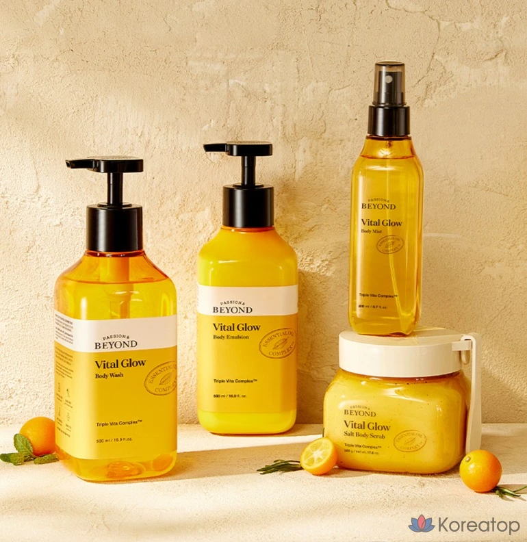 Спрей для тела BEYOND Vital Glow с цитрусовыми и травяными нотками, 200 мл, 1 шт.