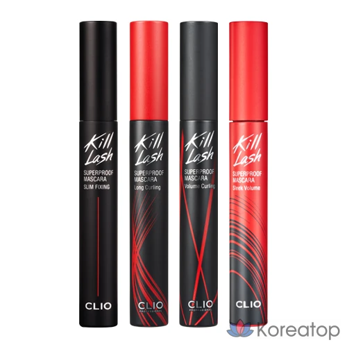 Тушь для ресниц Clio Kill Lash Superproof Mascara, 01 Long Curling, 1 шт.