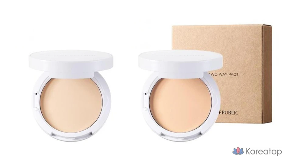Компактная пудра Nature Republic Nature Origin Cover Two-Way Pact, оттенок 02 Natural Beige, 9 г, 1 шт., фото 5