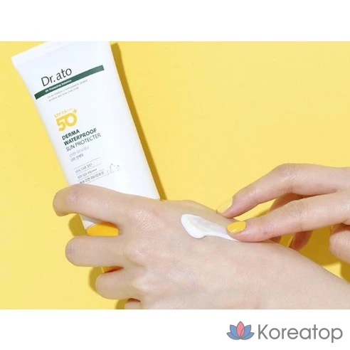 Водостойкий солнцезащитный крем SPF50+ PA++++ Dr. Ato Derma