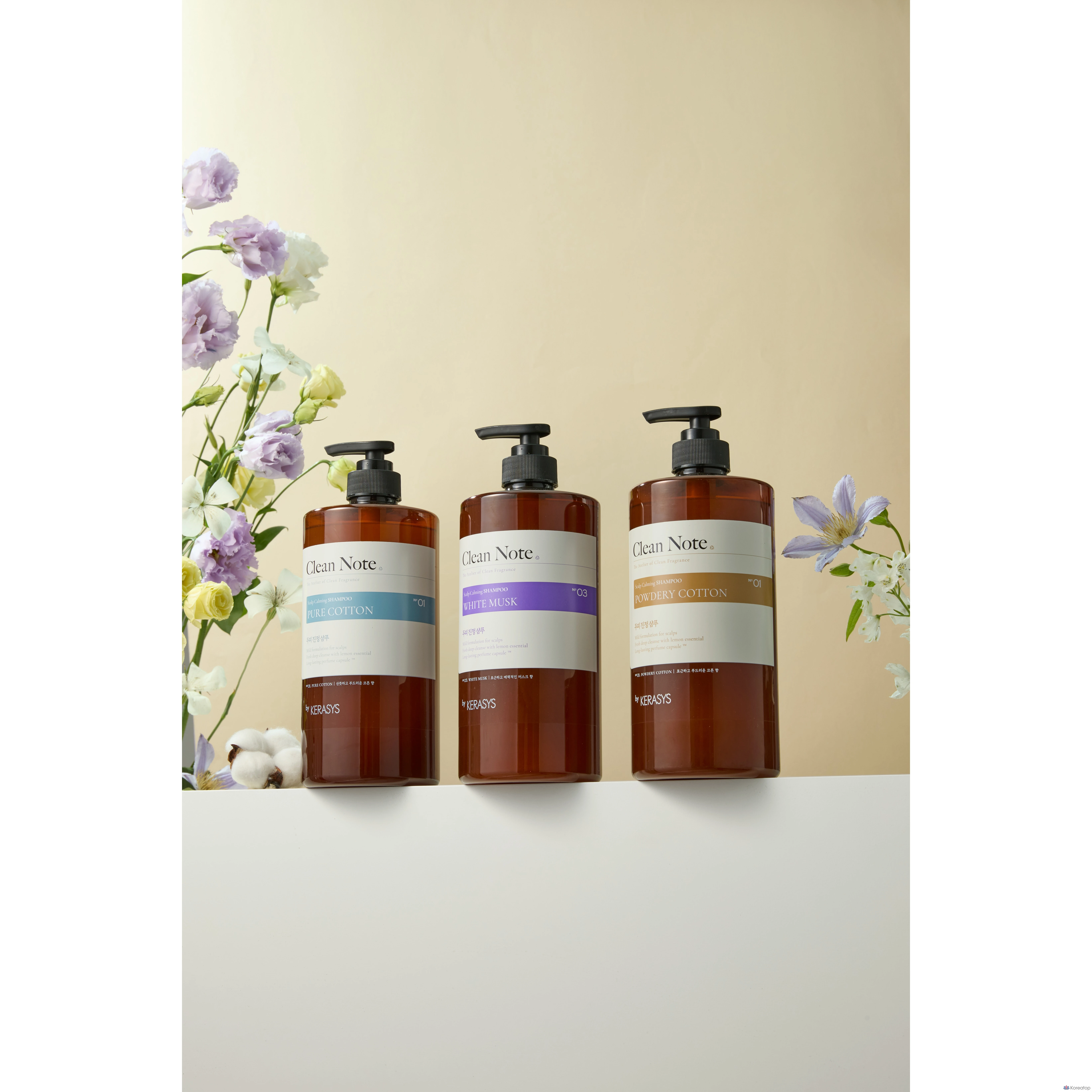 Шампунь KeraSys Clean Note White Musk, 1 л, 1 бутылка