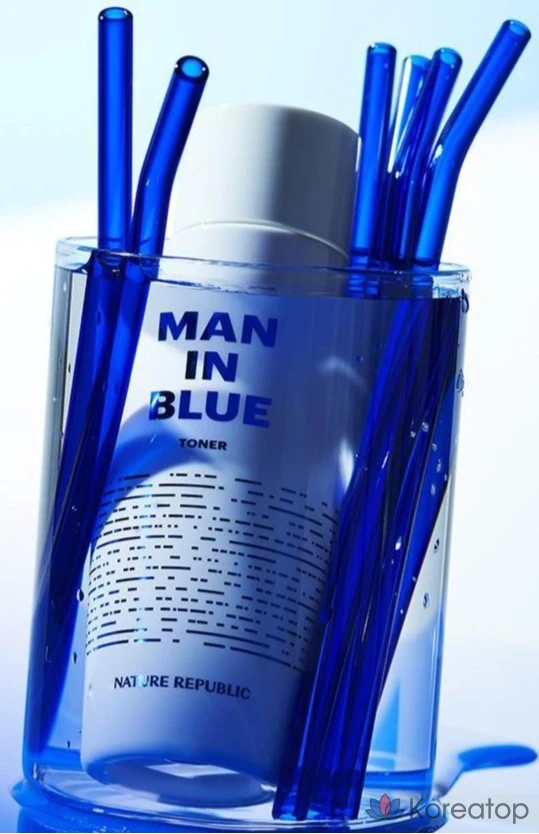 Набор косметики Nature Republic Men in Blue, 2 предмета, 2 комплекта., фото 5
