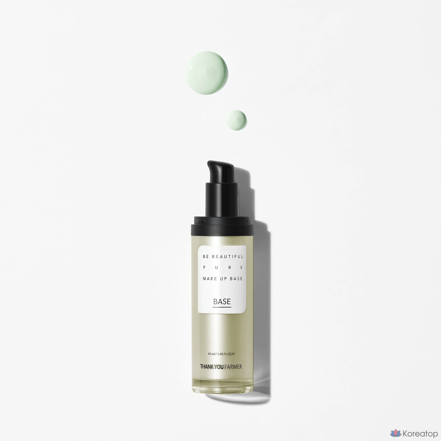 База под макияж Thank You Farmer Be Beautiful Pure Makeup Base, зеленая, 1 шт.